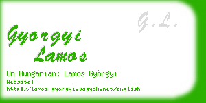 gyorgyi lamos business card